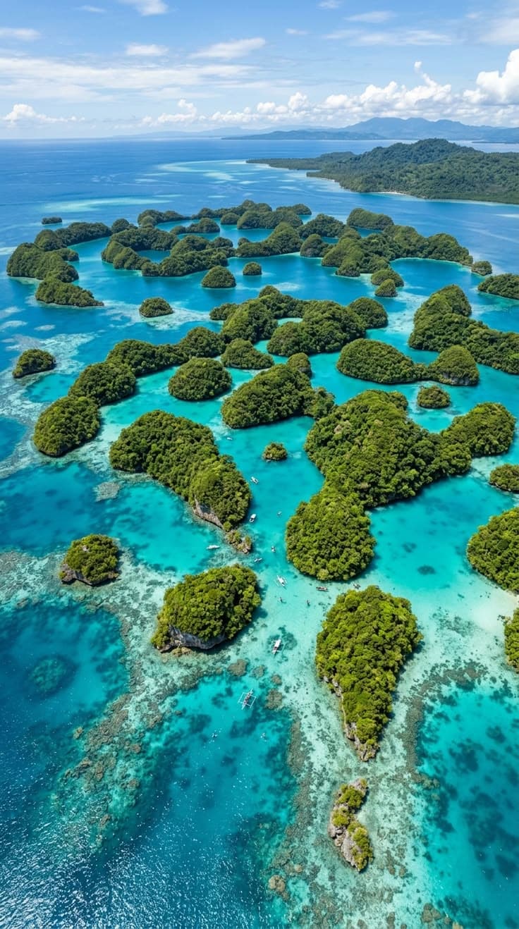 Les îlots karstiques de l'archipel de Raja Ampat